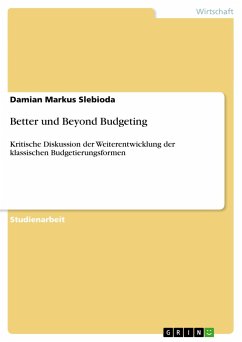 Better und Beyond Budgeting - Slebioda, Damian Markus