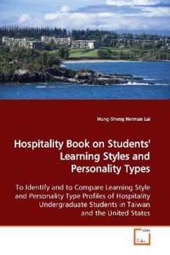 Hospitality Book on Students' Learning Styles and Personality Types - Lai, Hung-Sheng Herman