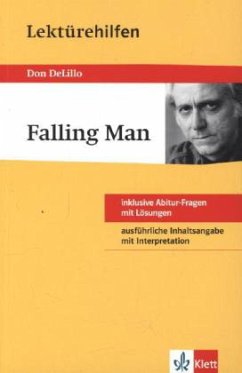 Klett Lektürehilfen Don DeLillo, Falling Man - DeLillo, Don