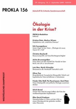 Cover Ökologie in der Krise / Prokla H.156
