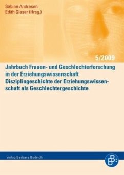 Cover Disziplingeschichte der Erziehungswissenschaft als Geschlechtergeschichte