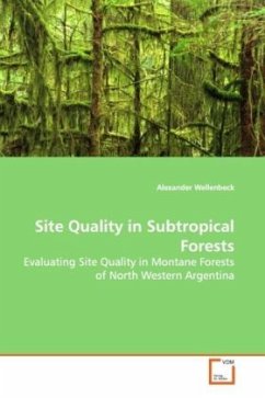 Cover Site Quality in Subtropical Forests