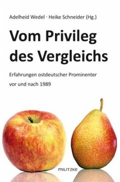 Vom Privileg des Vergleichs - Schneider, Heike;Wedel, Adelheid