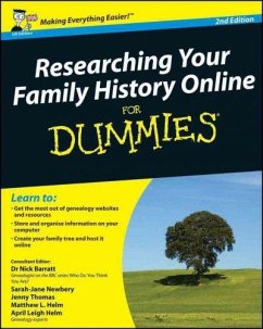 Researching Your Family History Online For Dummies - Barratt, Nick (Sticks Research Agency); Newbery, Sarah; Thomas, Jenny