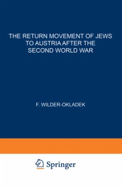 The Return Movement of Jews to Austria after the Second World War - Wilder-Okladek, F.