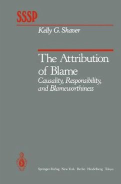 The Attribution of Blame - Shaver, Kelly G.