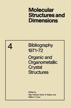 Bibliography 1971-72 Organic and Organometallic Crystal Structures - Kennard, O. / Watson, D.G. / Town, W.G. (eds.)