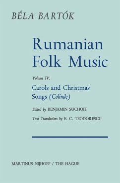 Rumanian Folk Music: Carols and Christmas Songs (Colinde) - Bartók, Béla