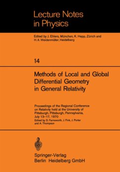 Methods of Local and Global Differential Geometry in General Relativity