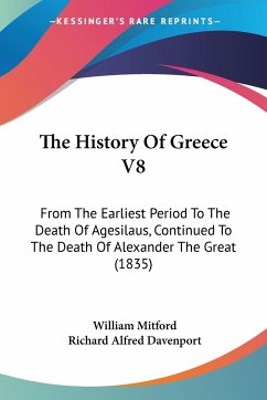 The History Of Greece V8 - Mitford, William; Davenport, Richard Alfred
