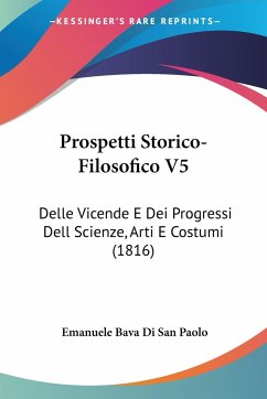 Prospetti Storico-Filosofico V5 - Paolo, Emanuele Bava Di San