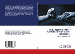 Family determinants of mental health in middle adolescence
