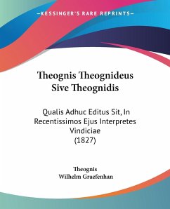 Theognis Theognideus Sive Theognidis