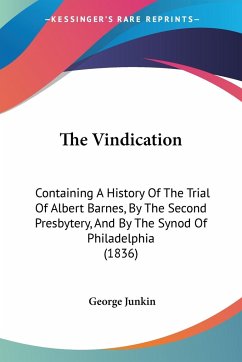 The Vindication - Junkin, George