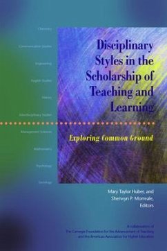 Disciplinary Styles in the Scholarship of Teaching and Learning