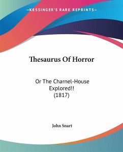Thesaurus Of Horror - Snart, John