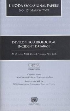 Oda Occasional Papers: Developing a Biological Incident Database (23 October 2008 New York)