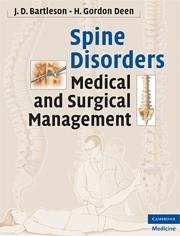 Spine Disorders - Bartleson, J D; Deen, H Gordon