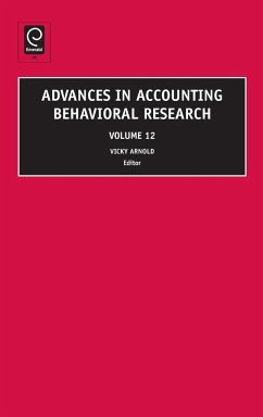 Advances in Accounting Behavioral Research