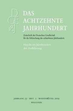 Cover Das achtzehnte Jahrhundert. Zeitschrift der Deutschen Gesellschaft... / Haydn im Jahrhundert der Aufklärung