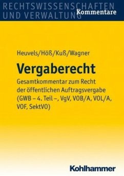 Vergaberecht (VgR) - Heuvels, Klaus / Höß, Stefan / Kuß, Matthias / Wagner, Volkmar