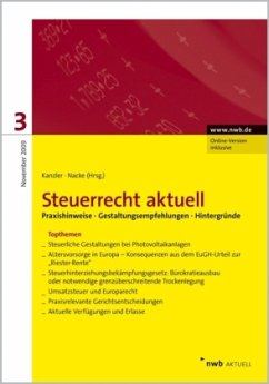 Steuerrecht aktuell 3/2009