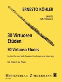 30 Virtuosen-Etüden in allen Dur- und Moll-Tonarten op. 75 für Flöte solo