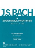 15 zweistimmige Inventionen