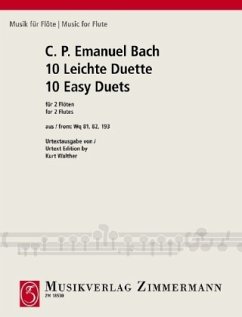 Cover 10 leichte Duette Wq 81, 82, 193, 2 Flöten