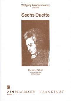 Cover Sechs Duette für 2 Flöten