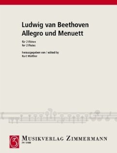 Allegro und Menuett, 2 Flöten - Beethoven, Ludwig van