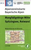 Alpenvereinskarte Mangfallgebirge Mitte, Spitzingsee, Rotwand Alpenvereinskarte Mangfallgebirge Mitte, Spitzingsee, Rotwand