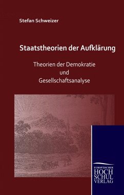 Cover Staatstheorien der Aufklärung