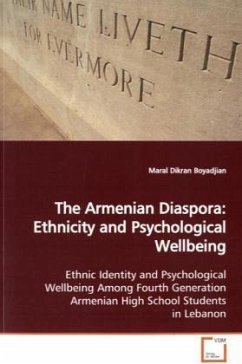 The Armenian Diaspora: Ethnicity and Psychological Wellbeing - Boyadjian, Maral Dikran