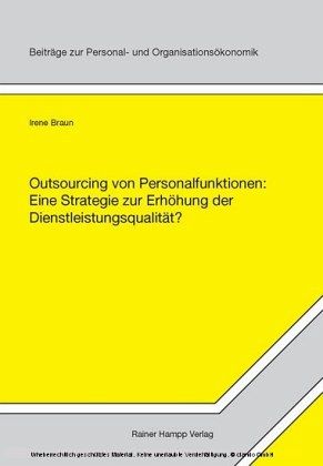 Outsourcing von Personalfunktionen Outsourcing von Personalfunktionen