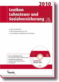 Cover Lexikon Lohnsteuer und Sozialversicherung 2010