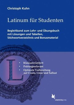 Latinum für Studenten (Lösungen) - Christoph, Kuhn