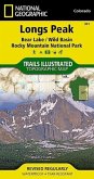 Longs Peak: Rocky Mountain National Park Map [Bear Lake, Wild Basin]