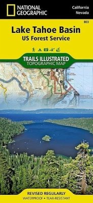 Lake Tahoe Basin Map [Us Forest Service] - National Geographic Maps