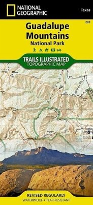 Guadalupe Mountains National Park Map - National Geographic Maps