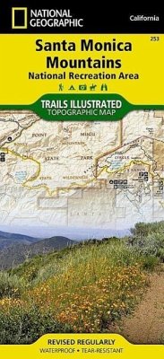 Santa Monica Mountains National Recreation Area Map - National Geographic Maps