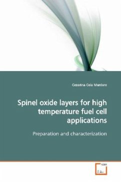 Spinel oxide layers for high temperature fuel cell applications - Mardare, Cezarina Cela