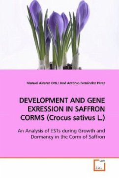DEVELOPMENT AND GENE EXRESSION IN SAFFRON CORMS (Crocus sativus L.) - Alvarez Orti, Manuel