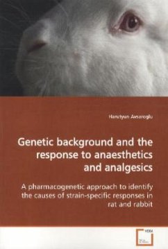 Genetic background and the response to anaesthetics and analgesics - Avsaroglu, Harutyun Genetic background and the response to anaesthetics and analgesics - Avsaroglu, Harutyun