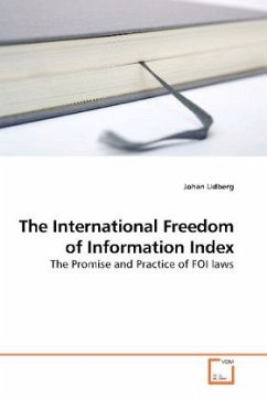 The International Freedom of Information Index - Lidberg, Johan