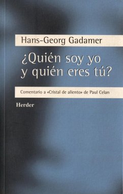 ¿Quién soy yo y quién eres tú? : comentario a 