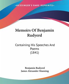 Memoirs Of Benjamin Rudyerd - Rudyerd, Benjamin