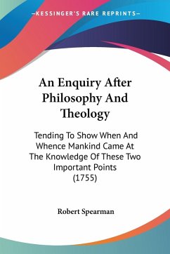 An Enquiry After Philosophy And Theology An Enquiry After Philosophy And Theology