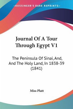 Journal Of A Tour Through Egypt V1