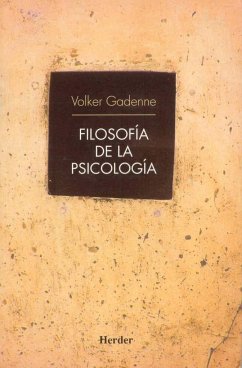 Filosofía de la psicología - Gadenne, Volker